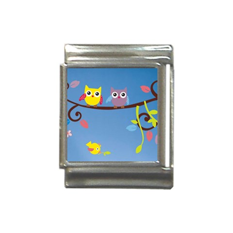 Animal Bird Cartoon Italian Charm (13mm) from ArtsNow.com Front