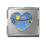 Animal Bird Cartoon Mega Link Heart Italian Charm (18mm)