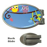 Animal Bird Cartoon Money Clip (Oval)