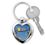 Animal Bird Cartoon Key Chain (Heart)