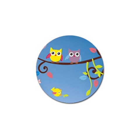 Animal Bird Cartoon Golf Ball Marker (10 pack) from ArtsNow.com Front