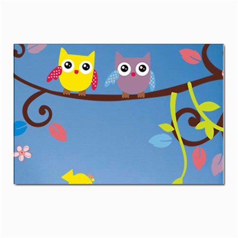 Animal Bird Cartoon Postcard 4 x 6  (Pkg of 10) from ArtsNow.com Front