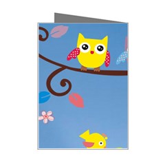 Animal Bird Cartoon Mini Greeting Card from ArtsNow.com Right
