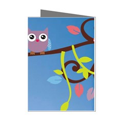 Animal Bird Cartoon Mini Greeting Cards (Pkg of 8) from ArtsNow.com Left