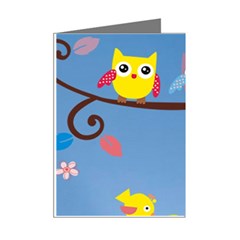 Animal Bird Cartoon Mini Greeting Cards (Pkg of 8) from ArtsNow.com Right