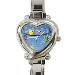 Animal Bird Cartoon Heart Italian Charm Watch