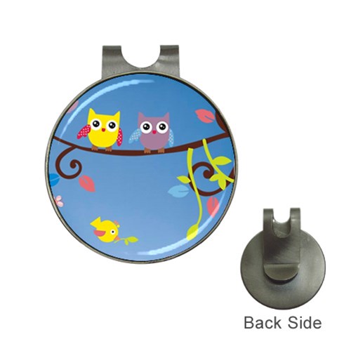 Animal Bird Cartoon Golf Ball Marker Hat Clip from ArtsNow.com Front