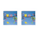 Animal Bird Cartoon Cufflinks (Square)