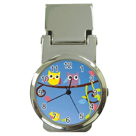 Animal Bird Cartoon Money Clip Watch from ArtsNow.com Front
