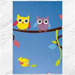 Animal Bird Cartoon Canvas 12  x 18 