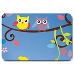 Animal Bird Cartoon Large Doormat