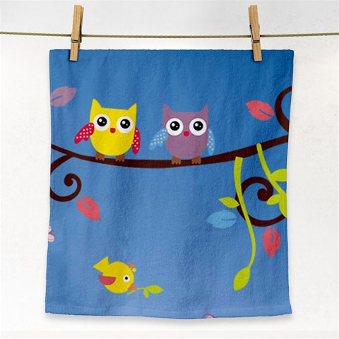 Animal Bird Cartoon Face Towel from ArtsNow.com Front