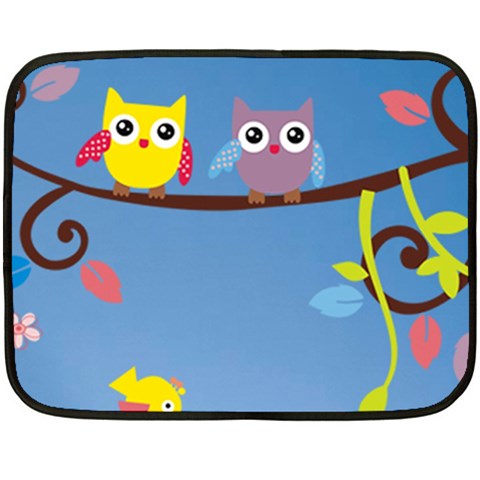 Animal Bird Cartoon Double Sided Fleece Blanket (Mini) from ArtsNow.com 35 x27  Blanket Front