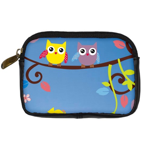 Animal Bird Cartoon Digital Camera Leather Case from ArtsNow.com Front
