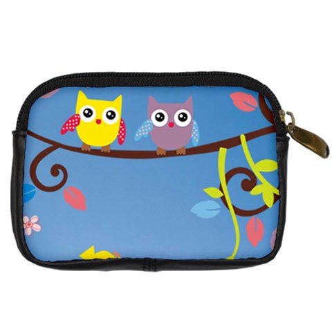 Animal Bird Cartoon Digital Camera Leather Case from ArtsNow.com Back