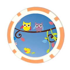 Animal Bird Cartoon Poker Chip Card Guard (10 pack) from ArtsNow.com Back