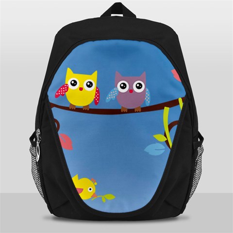Animal Bird Cartoon Backpack Bag from ArtsNow.com Front