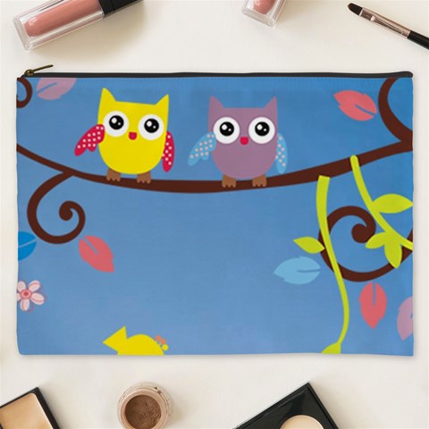 Animal Bird Cartoon Cosmetic Bag (XXXL) from ArtsNow.com Front
