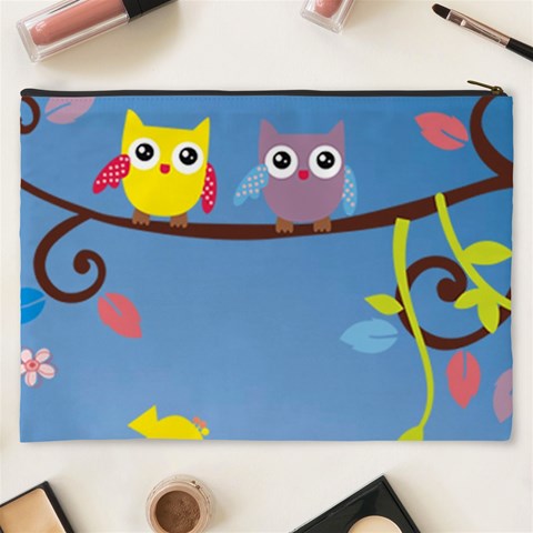 Animal Bird Cartoon Cosmetic Bag (XXXL) from ArtsNow.com Back