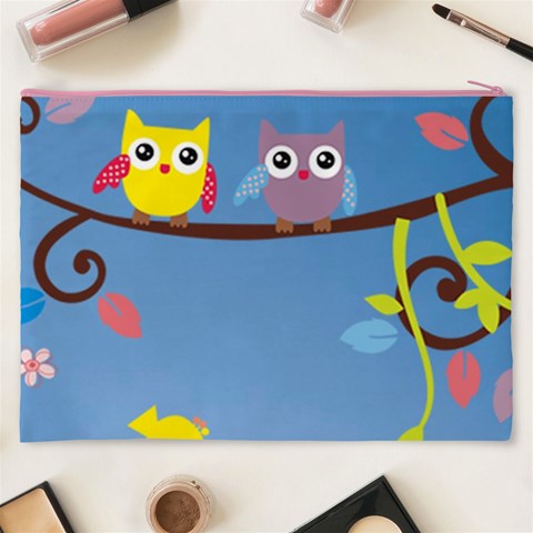 Animal Bird Cartoon Cosmetic Bag (XXXL) from ArtsNow.com Back