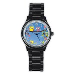 Animal Bird Cartoon Stainless Steel Round Watch