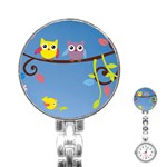 Animal Bird Cartoon Stainless Steel Nurses Watch