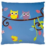 Animal Bird Cartoon Large Flano Cushion Case (One Side)
