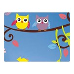 Animal Bird Cartoon Double Sided Flano Blanket (Mini)