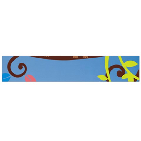 Animal Bird Cartoon Flano Scarf (Large) from ArtsNow.com Front