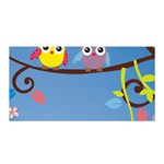 Animal Bird Cartoon Satin Wrap