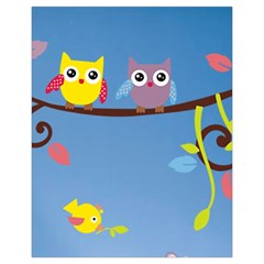 Animal Bird Cartoon Drawstring Pouch (XL) from ArtsNow.com Back