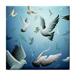 Animated Nature Wallpaper Animated Bird Tile Coaster