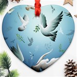 Animated Nature Wallpaper Animated Bird Ornament (Heart)
