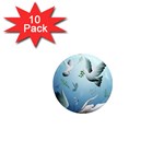 Animated Nature Wallpaper Animated Bird 1  Mini Magnet (10 pack) 