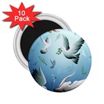 Animated Nature Wallpaper Animated Bird 2.25  Magnet (10 pack)