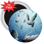 Animated Nature Wallpaper Animated Bird 3  Magnet (10 pack)