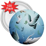 Animated Nature Wallpaper Animated Bird 3  Button (100 pack)