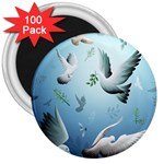Animated Nature Wallpaper Animated Bird 3  Magnet (100 pack)