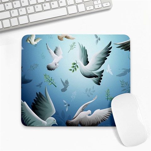 Animated Nature Wallpaper Animated Bird Large Mousepad from ArtsNow.com Front