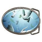 Animated Nature Wallpaper Animated Bird Belt Buckle