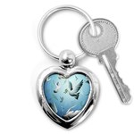Animated Nature Wallpaper Animated Bird Key Chain (Heart)