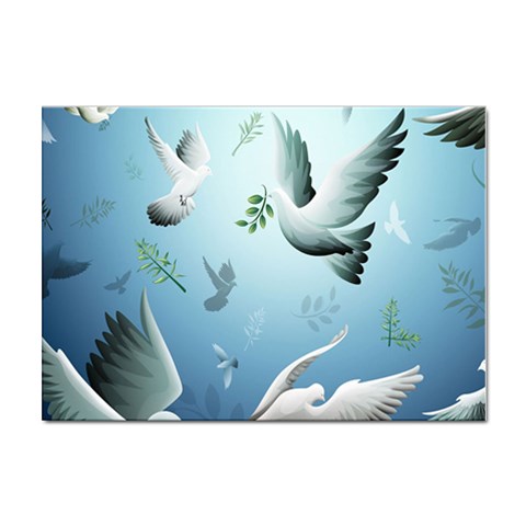 Animated Nature Wallpaper Animated Bird Sticker A4 (10 pack) from ArtsNow.com Front