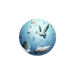 Animated Nature Wallpaper Animated Bird Golf Ball Marker (4 pack)