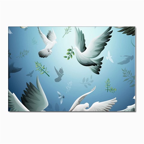 Animated Nature Wallpaper Animated Bird Postcard 4 x 6  (Pkg of 10) from ArtsNow.com Front