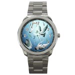 Animated Nature Wallpaper Animated Bird Sport Metal Watch