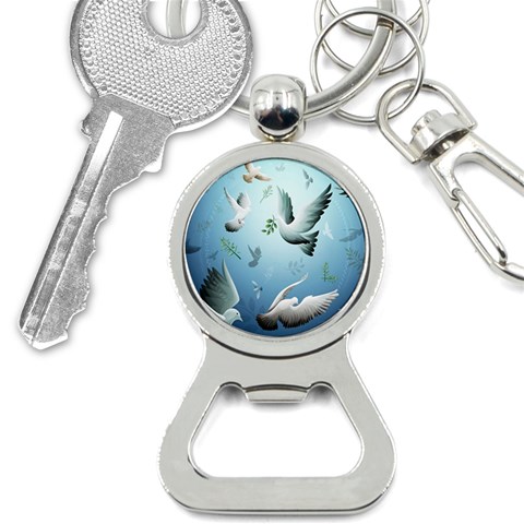 Animated Nature Wallpaper Animated Bird Bottle Opener Key Chain from ArtsNow.com Front