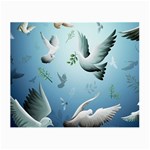Animated Nature Wallpaper Animated Bird Small Glasses Cloth (2 Sides)