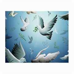 Animated Nature Wallpaper Animated Bird Small Glasses Cloth (2 Sides) from ArtsNow.com Back