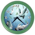 Animated Nature Wallpaper Animated Bird Color Wall Clock