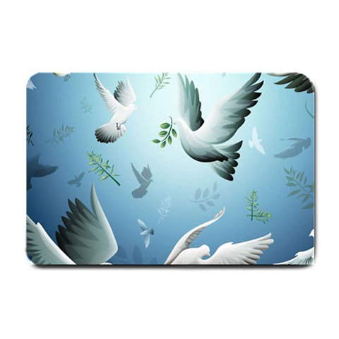 Animated Nature Wallpaper Animated Bird Small Doormat from ArtsNow.com 24 x16  Door Mat